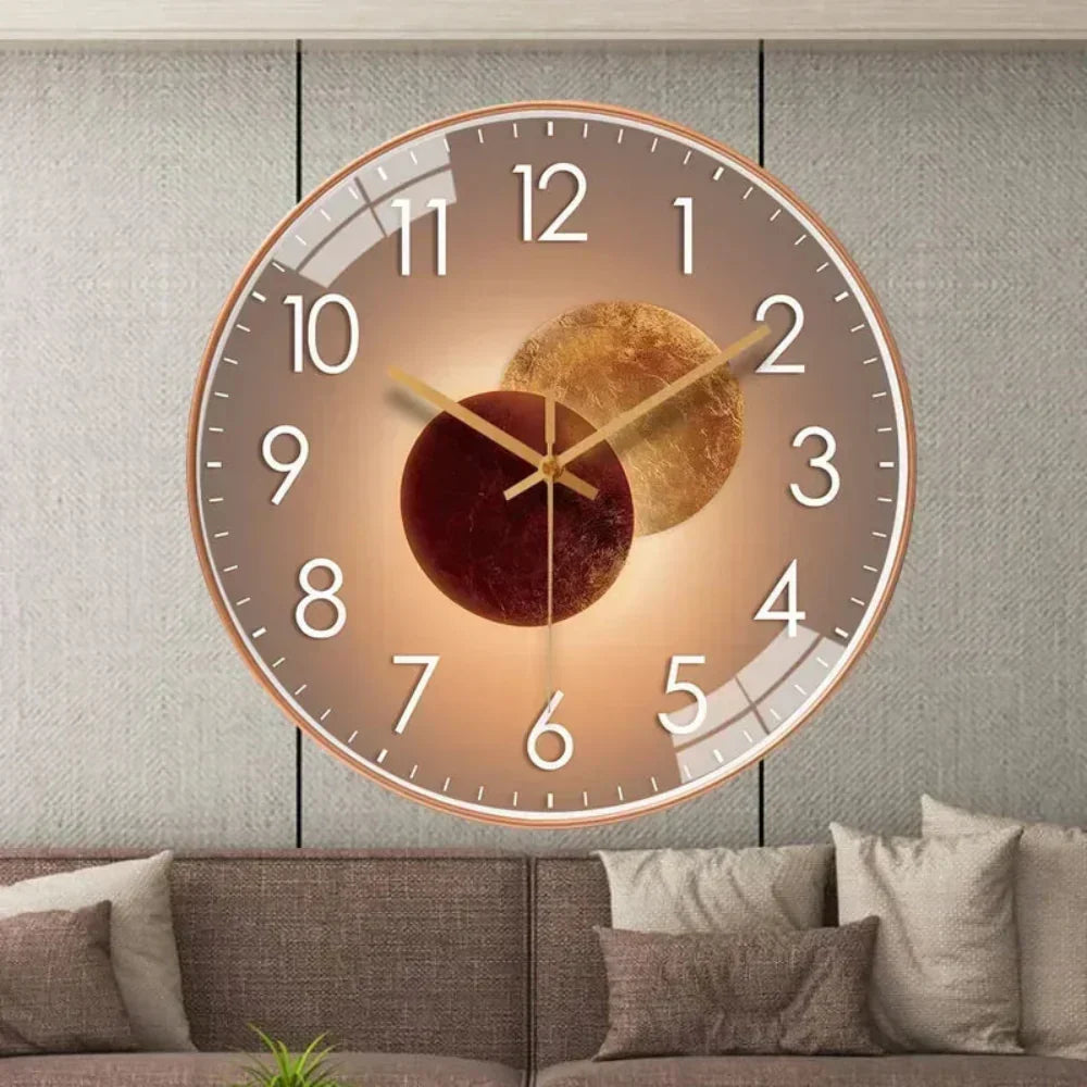 Silent Wall Clock Minimalist Quiet Timepiece for Home Interiors