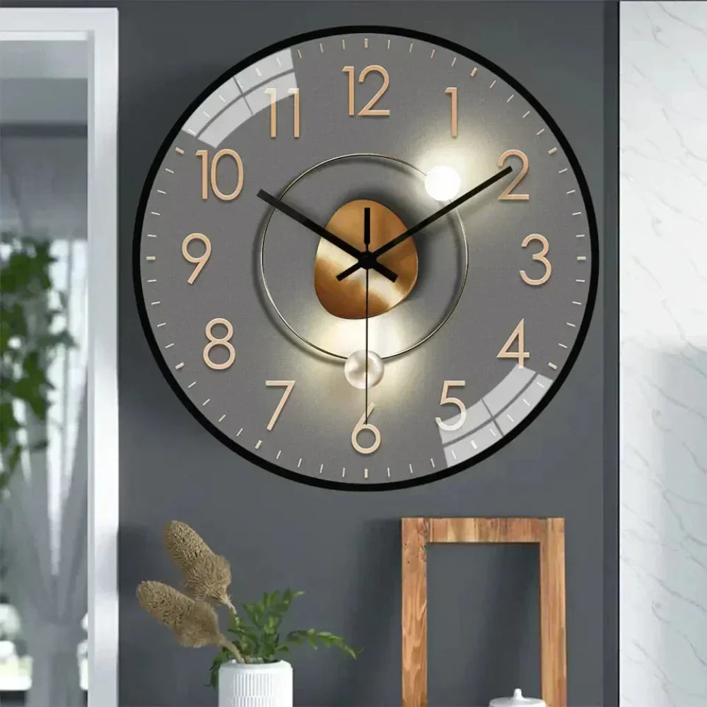 Silent Wall Clock Minimalist Quiet Timepiece for Home Interiors