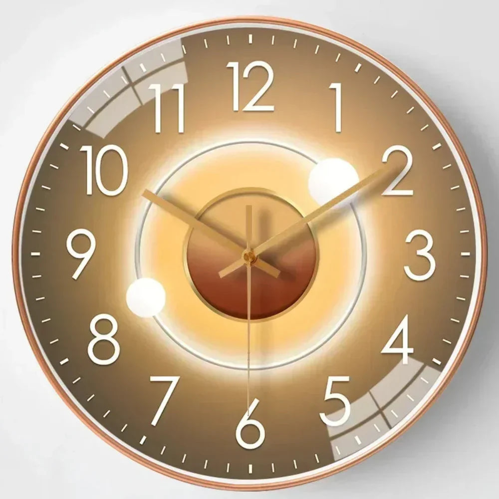 Silent Wall Clock Minimalist Quiet Timepiece for Home Interiors