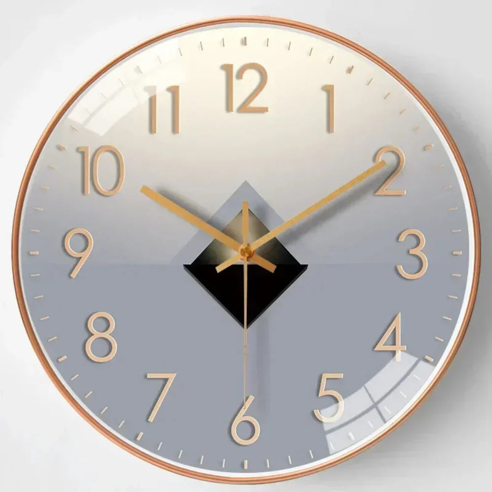 Silent Wall Clock Minimalist Quiet Timepiece for Home Interiors