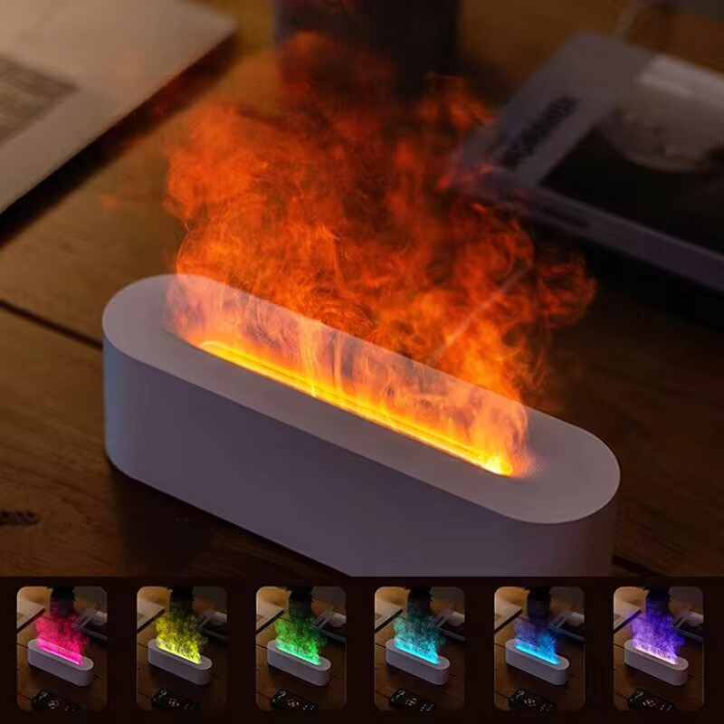 7‑Colour Vapor Lamp Relaxing USB‑Powered Aroma Humidifier