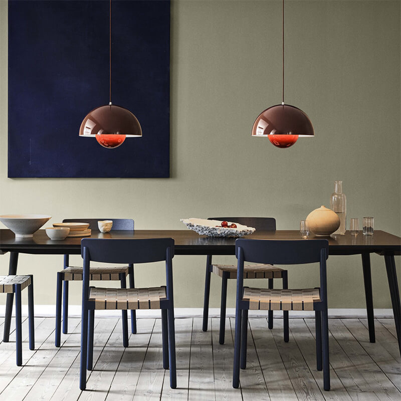 Nordic Dome Pendant Light Contemporary Minimal Ceiling Lighting