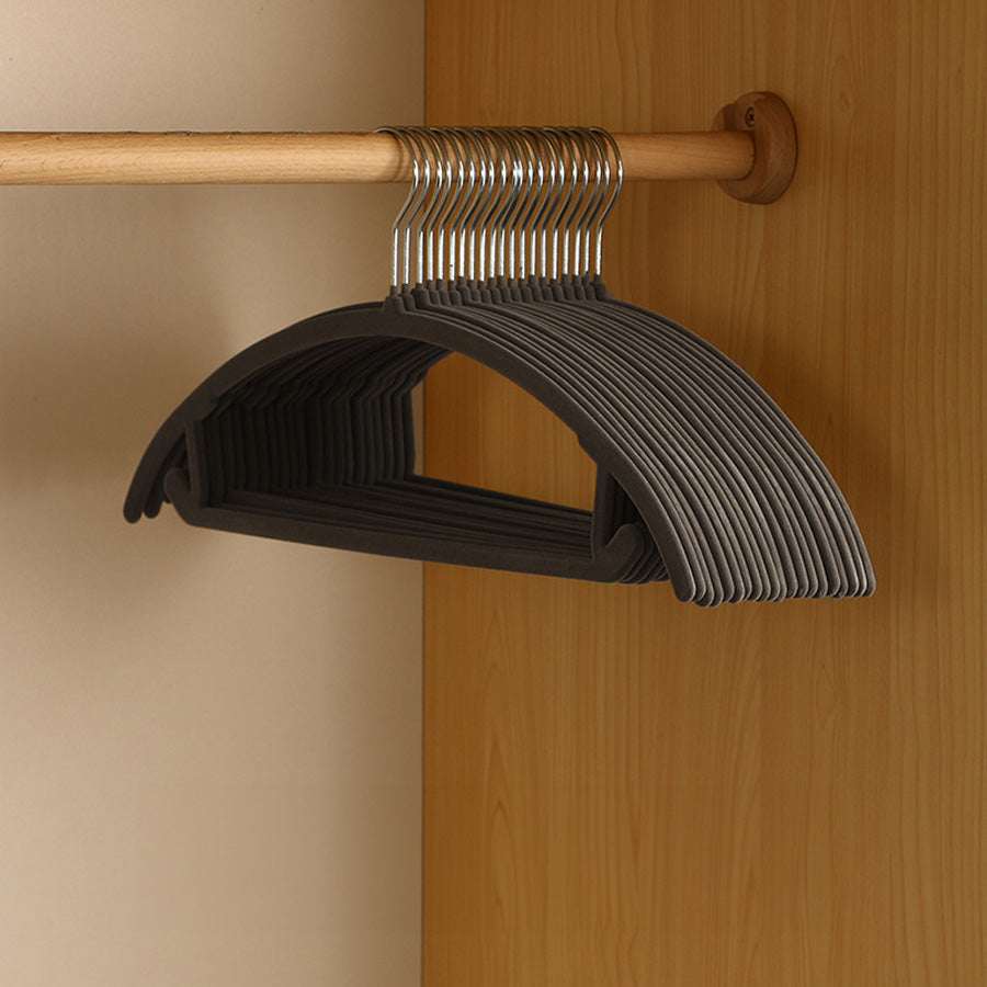 Slim Non Slip Clothes Hangers Space Efficient Closet Storage