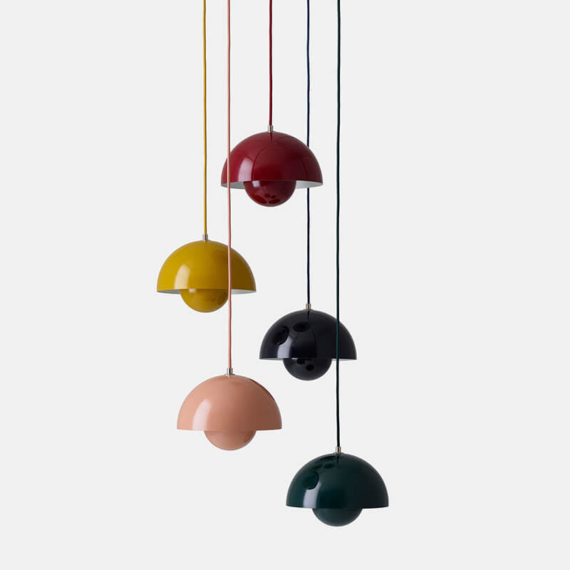 Nordic Dome Pendant Light Contemporary Minimal Ceiling Lighting