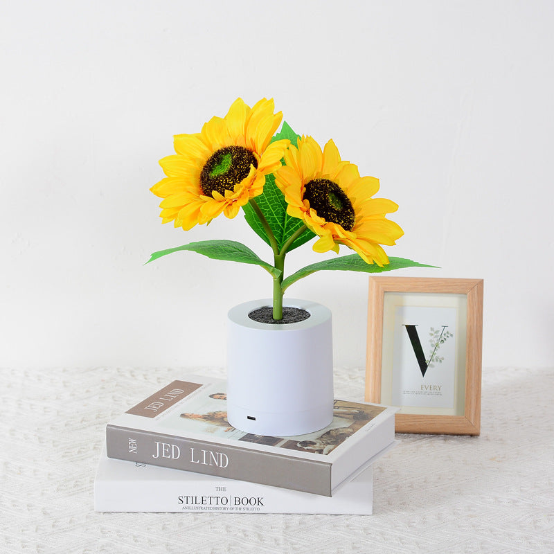 Sunflower Style LED Accent Lamp Decorative Warm Light