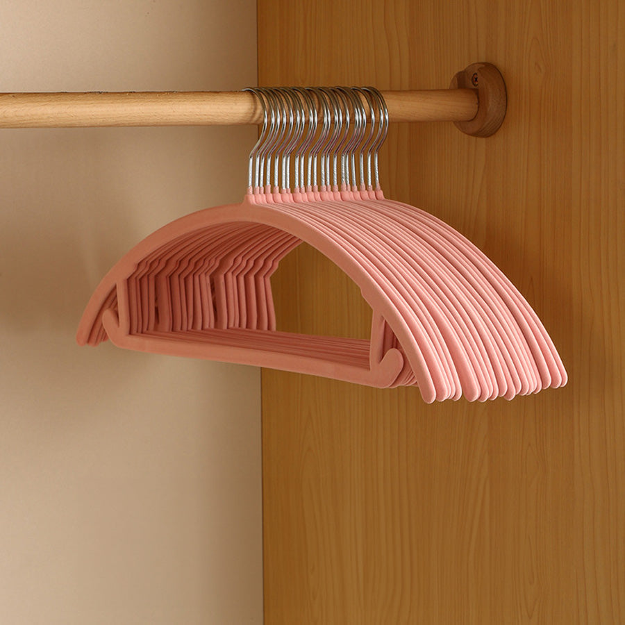 Slim Non Slip Clothes Hangers Space Efficient Closet Storage