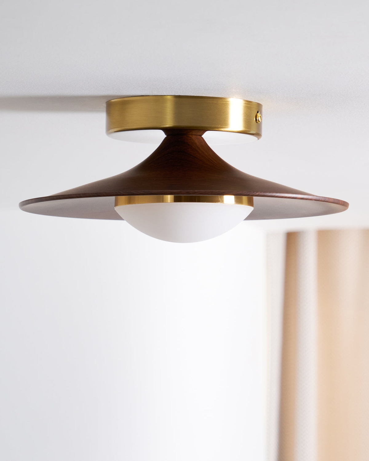Contemporary LED Ceiling Light Compact Flush Mount Design