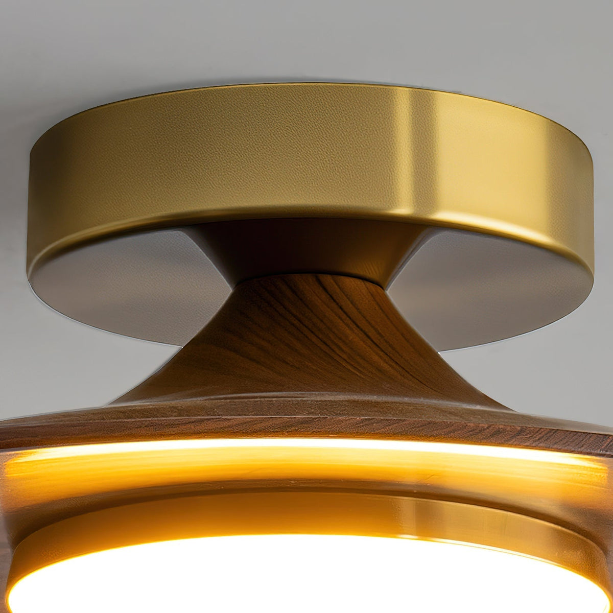 Contemporary LED Ceiling Light Compact Flush Mount Design