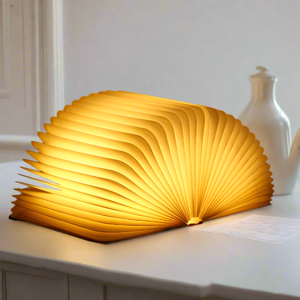 Decorative Book Shaped LED Night Light USB Rechargeable