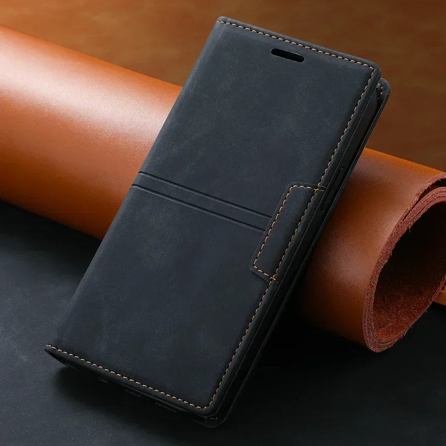 Magnetic Wallet Phonecase for Google Pixel Practical Style