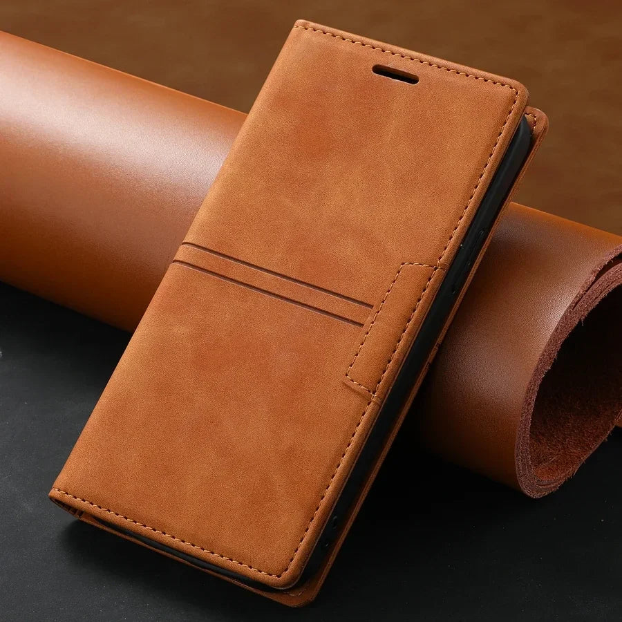 Magnetic Wallet Phonecase for Google Pixel Practical Style