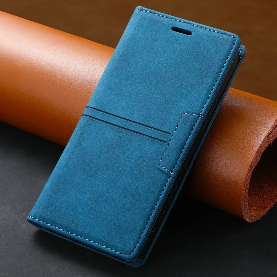 Magnetic Wallet Phonecase for Google Pixel Practical Style