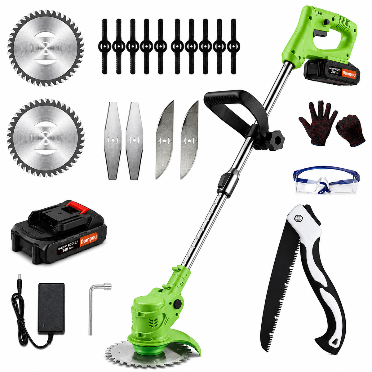Adjustable Cordless Grass Trimmer for Garden Edges