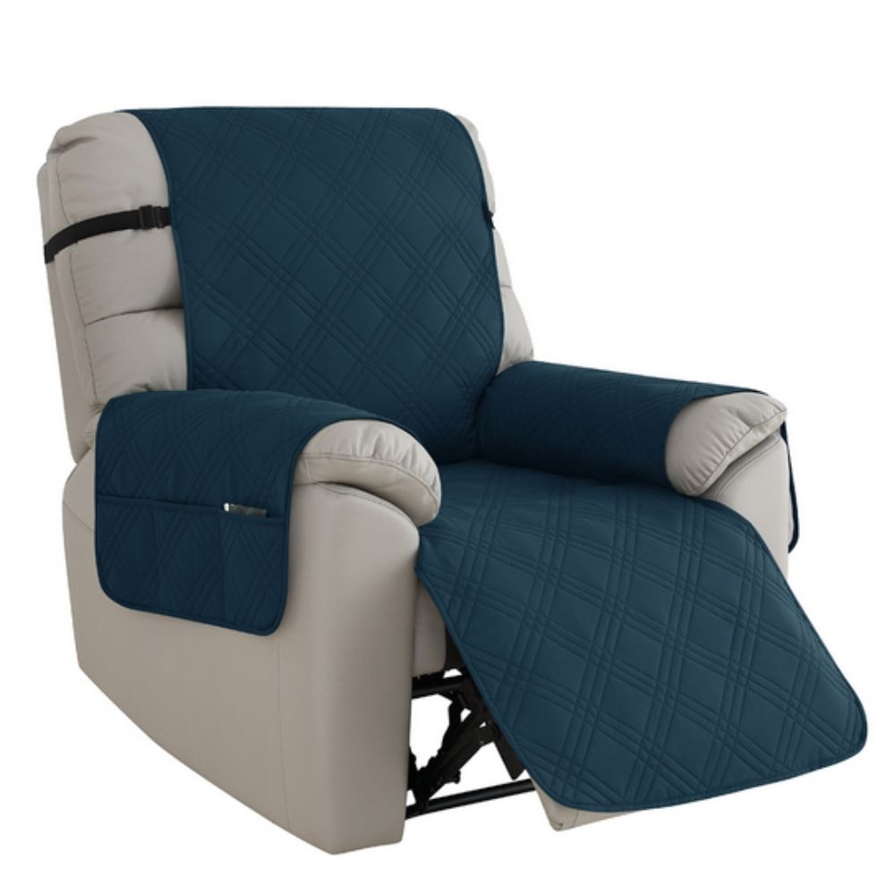 Protective Recliner Slipcover with Quilted Design