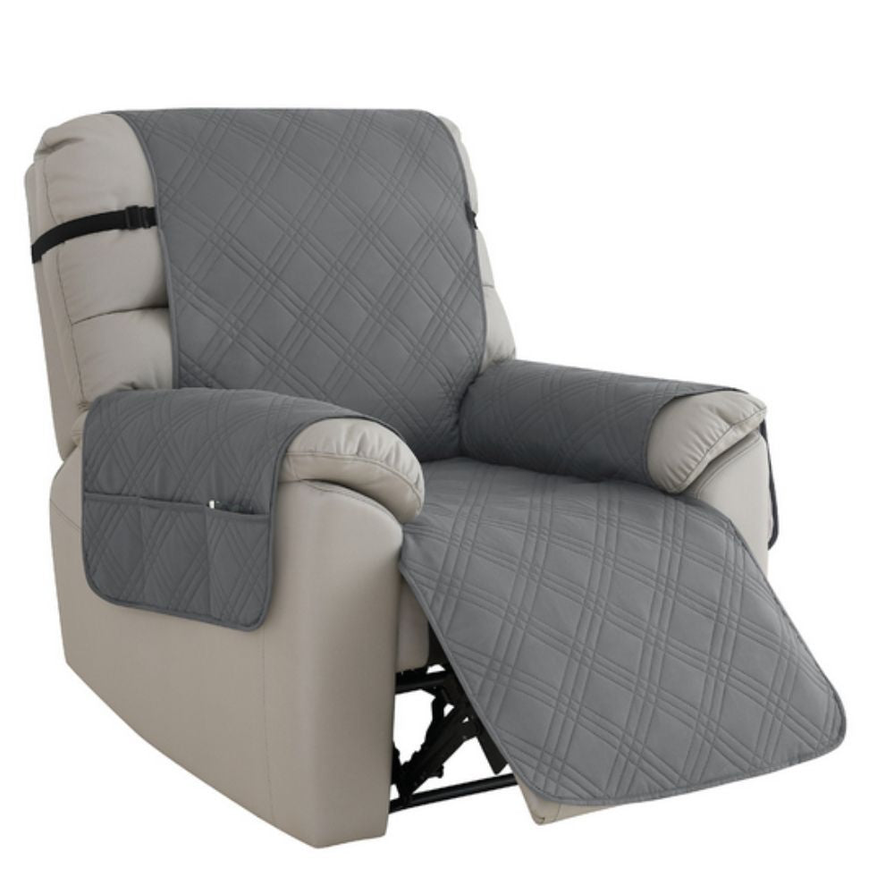 Protective Recliner Slipcover with Quilted Design