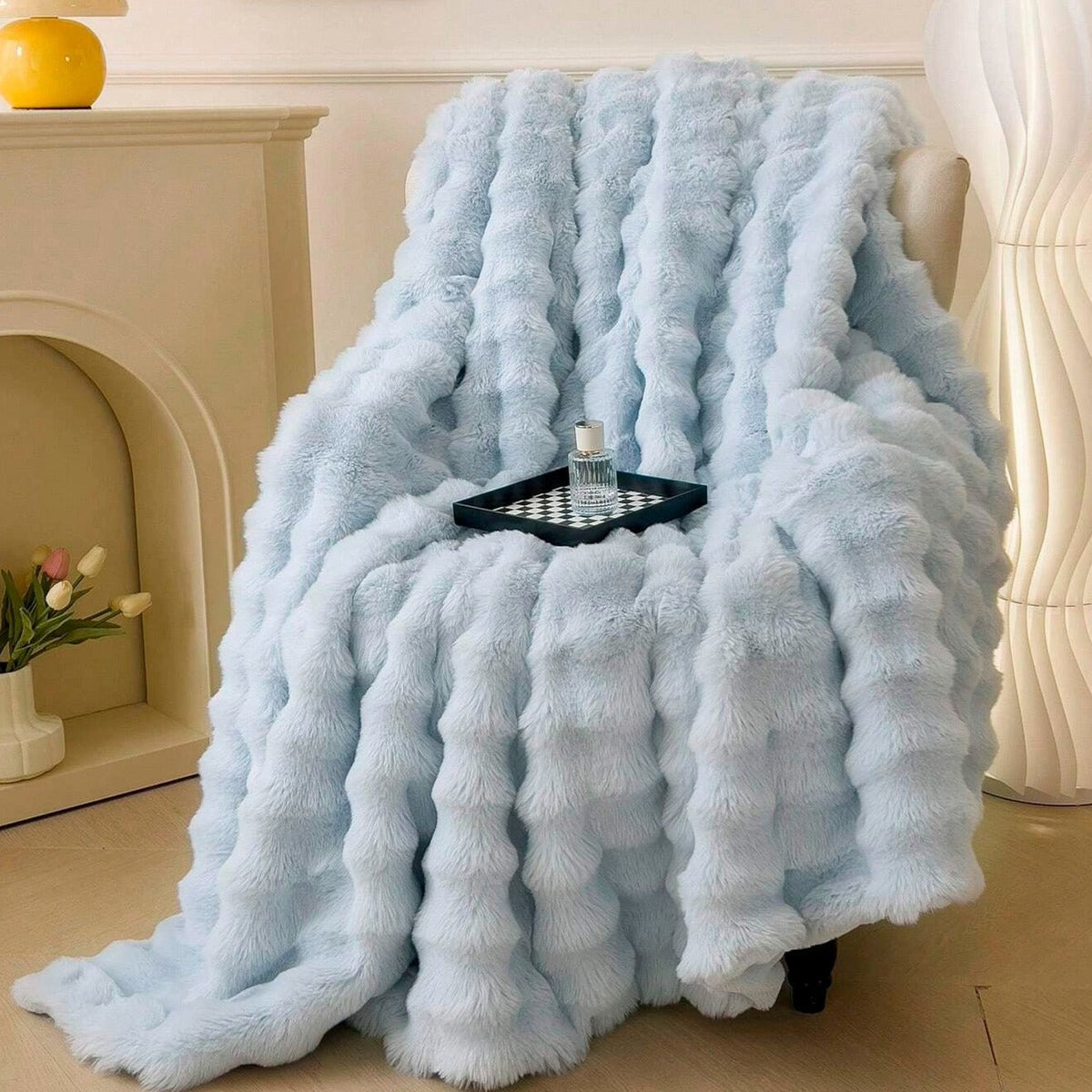 Plush Comfort Blanket for Relaxation & Travel