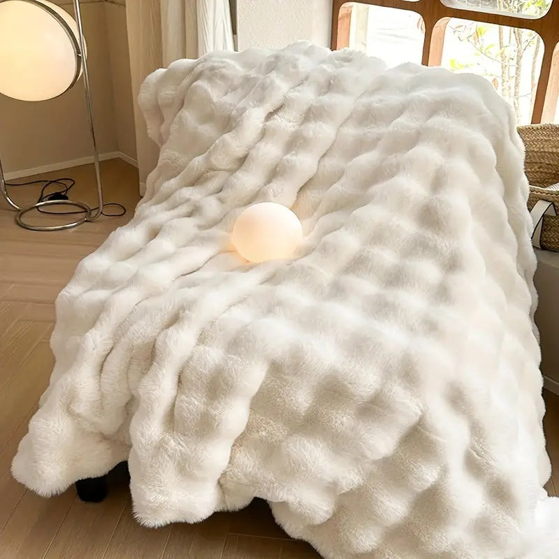 Plush Comfort Blanket for Relaxation & Travel