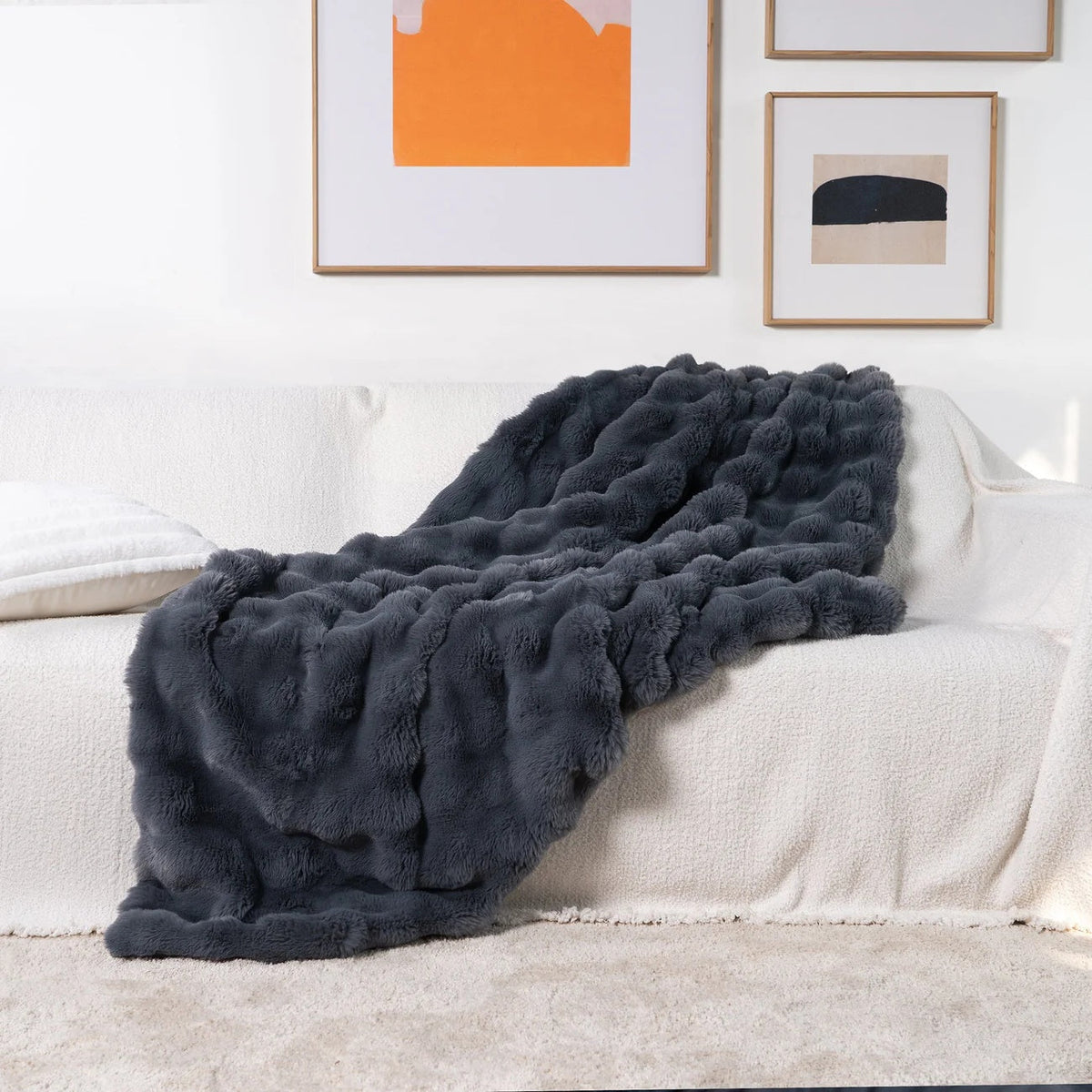 Plush Comfort Blanket for Relaxation & Travel