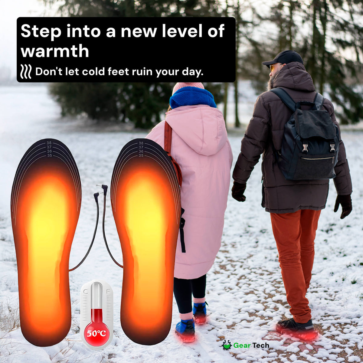 Rechargeable Heated Insoles UK for Winter Warmth