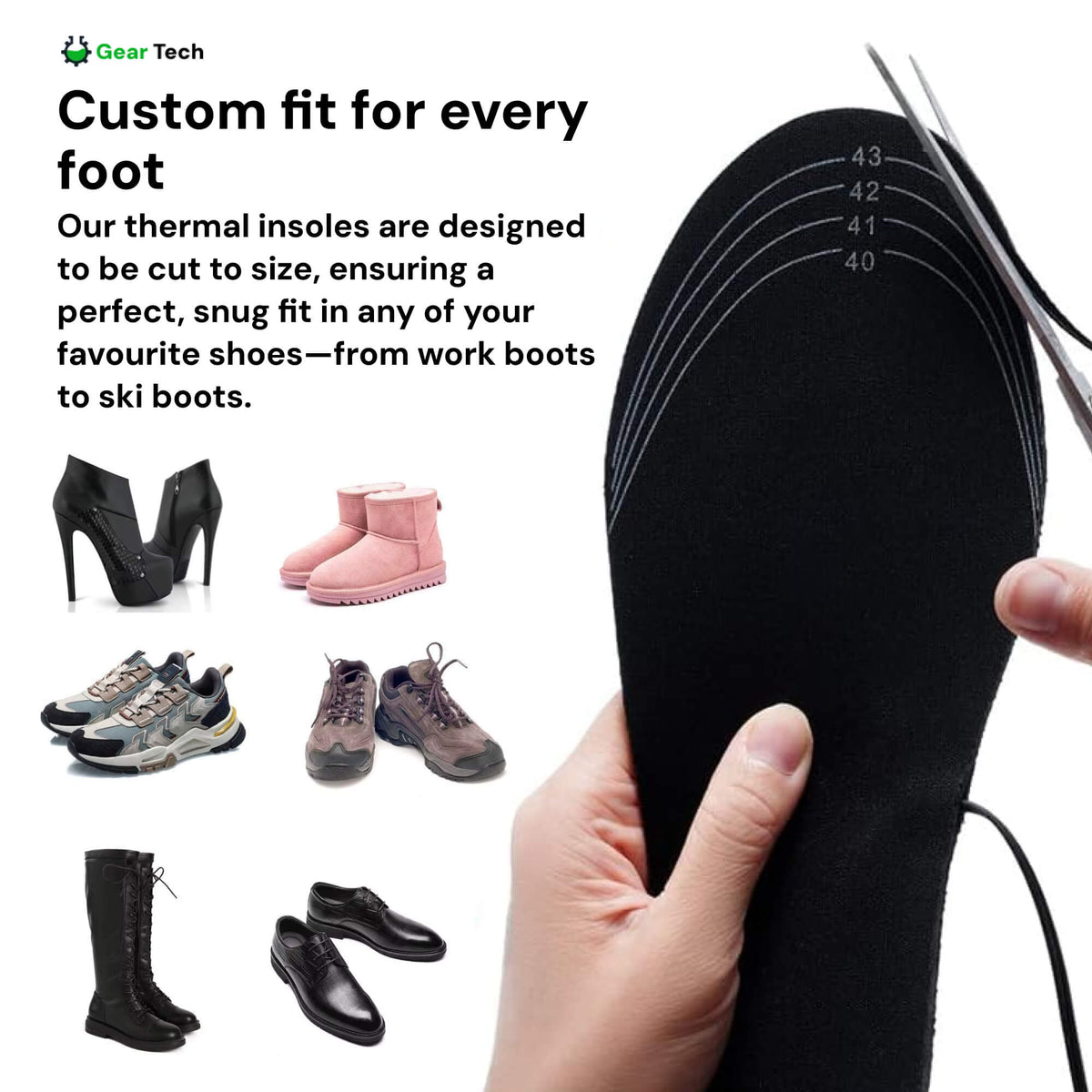 Rechargeable Heated Insoles UK for Winter Warmth