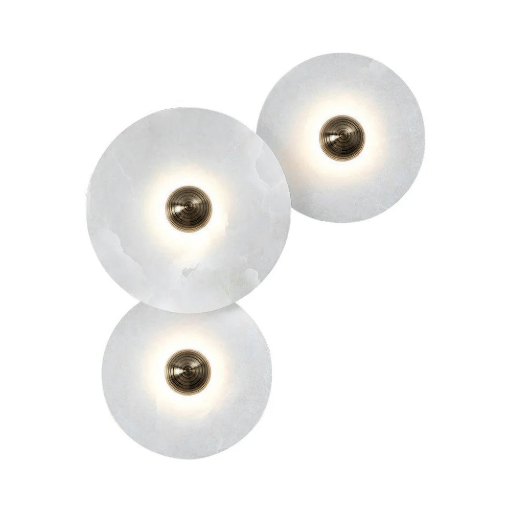 Decorative Round LED Flush Mount Wall Light Fixture