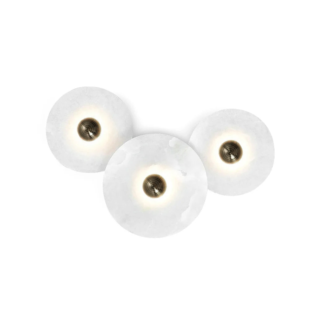 Decorative Round LED Flush Mount Wall Light Fixture