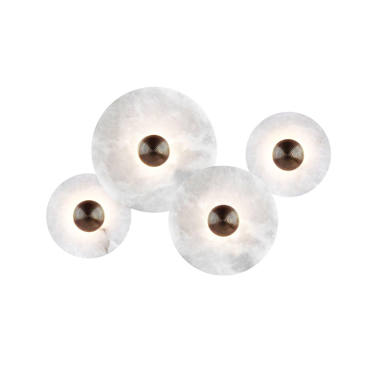Decorative Round LED Flush Mount Wall Light Fixture