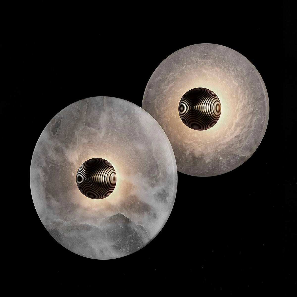 Decorative Round LED Flush Mount Wall Light Fixture