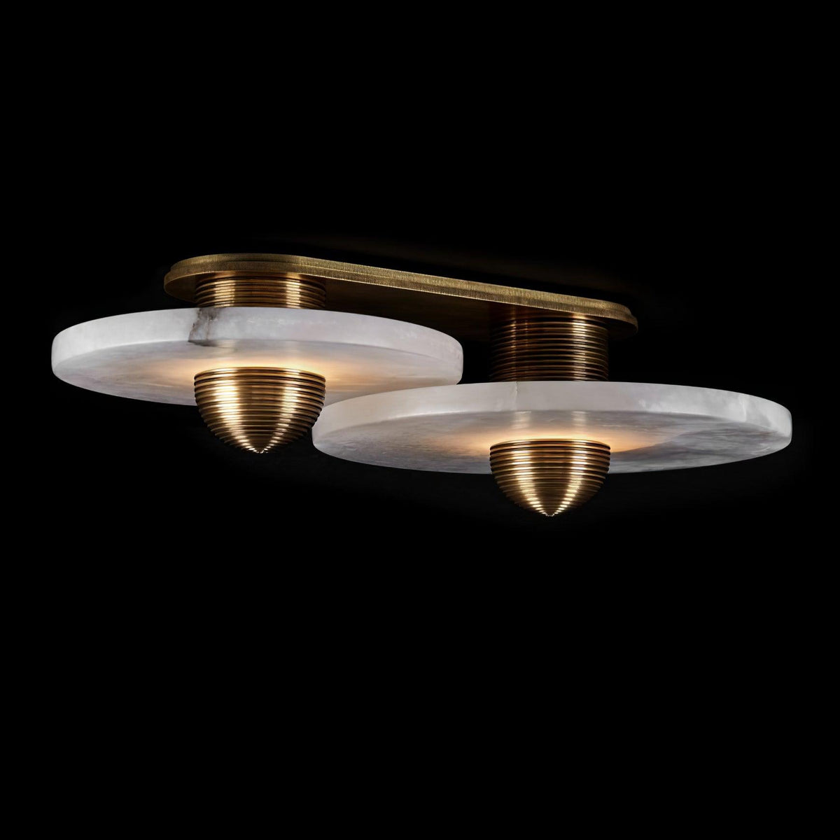 Decorative Round LED Flush Mount Wall Light Fixture