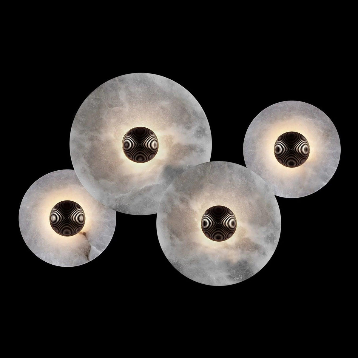 Decorative Round LED Flush Mount Wall Light Fixture