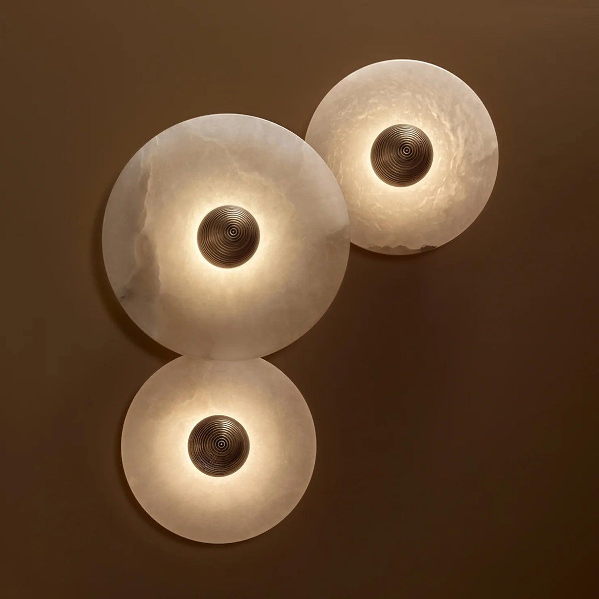 Decorative Round LED Flush Mount Wall Light Fixture