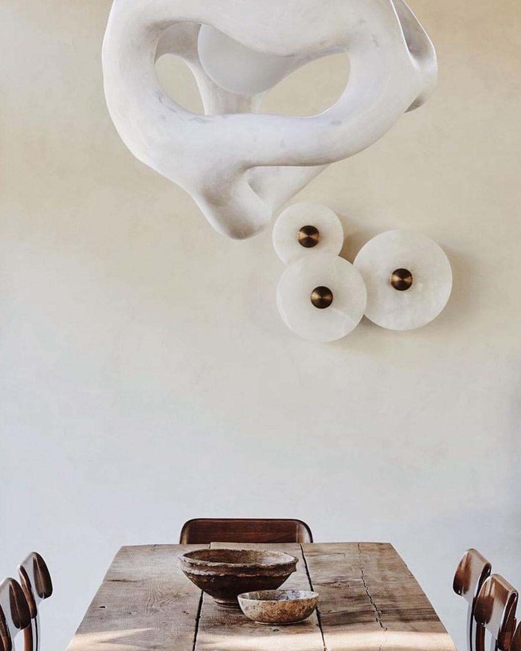 Decorative Round LED Flush Mount Wall Light Fixture
