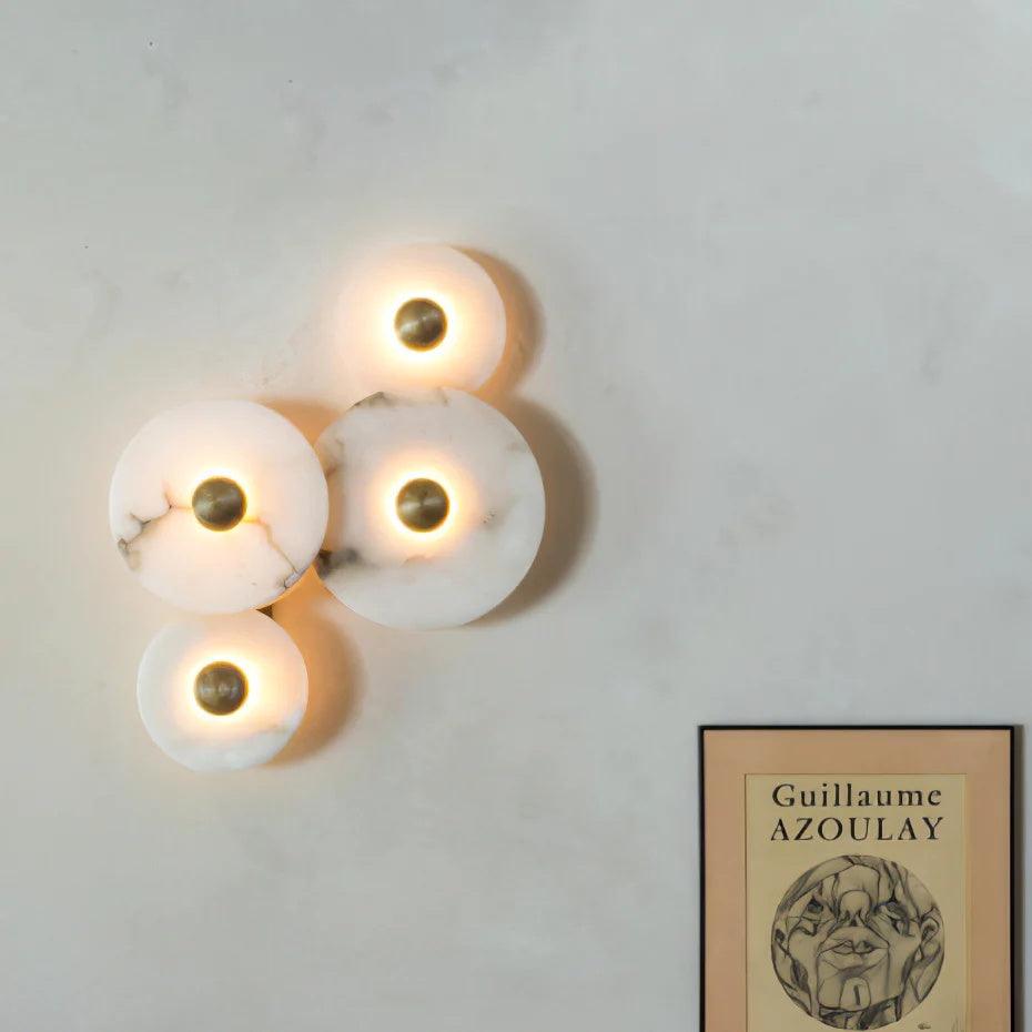 Decorative Round LED Flush Mount Wall Light Fixture