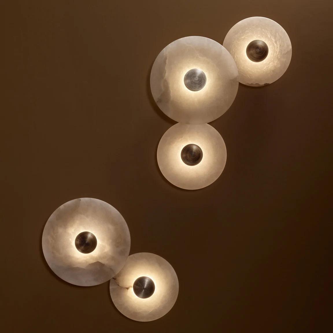 Decorative Round LED Flush Mount Wall Light Fixture