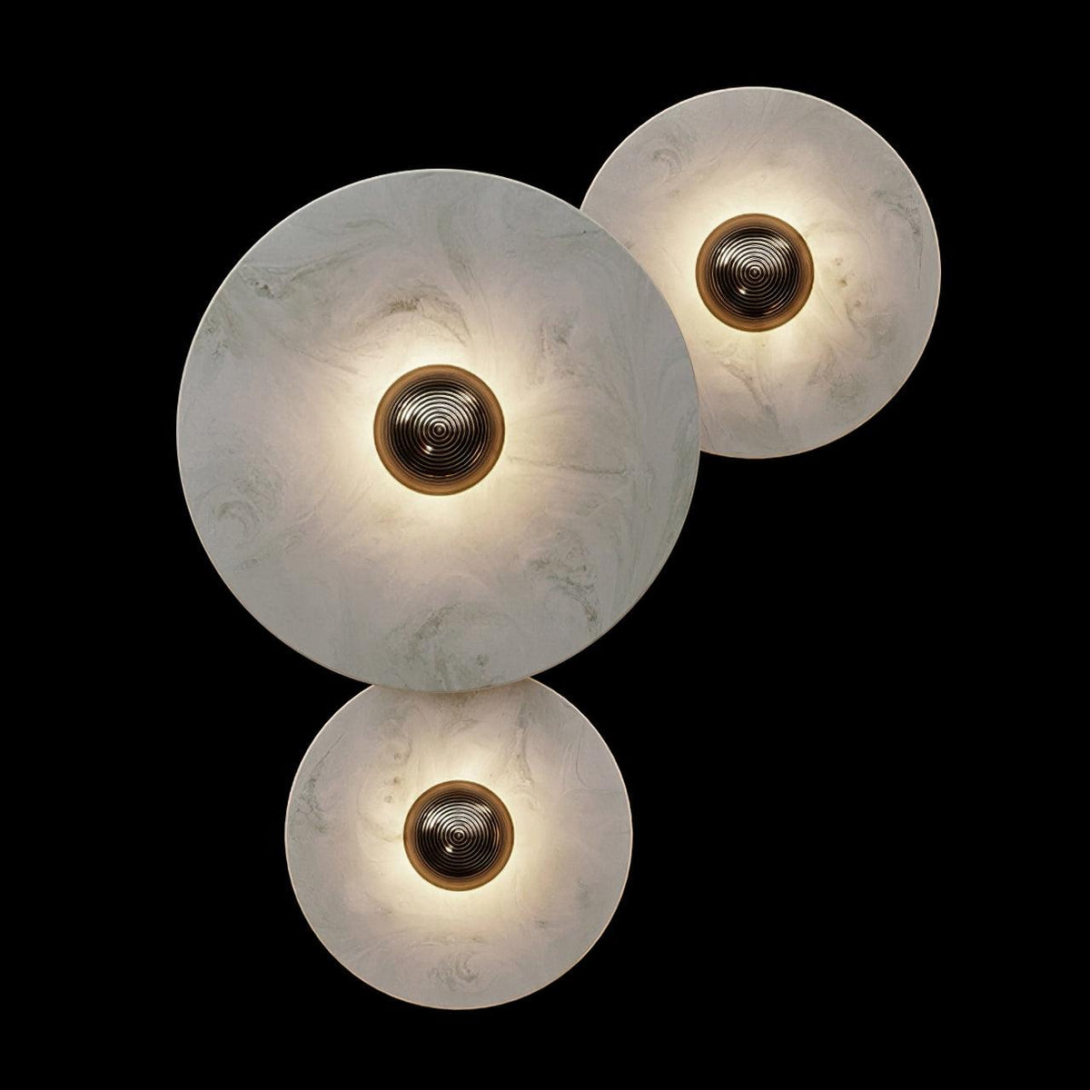Decorative Round LED Flush Mount Wall Light Fixture