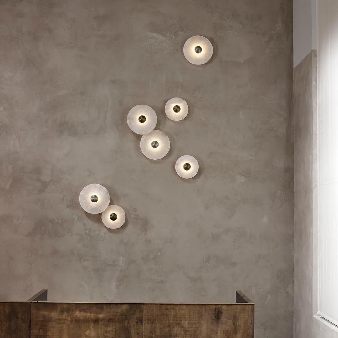 Decorative Round LED Flush Mount Wall Light Fixture