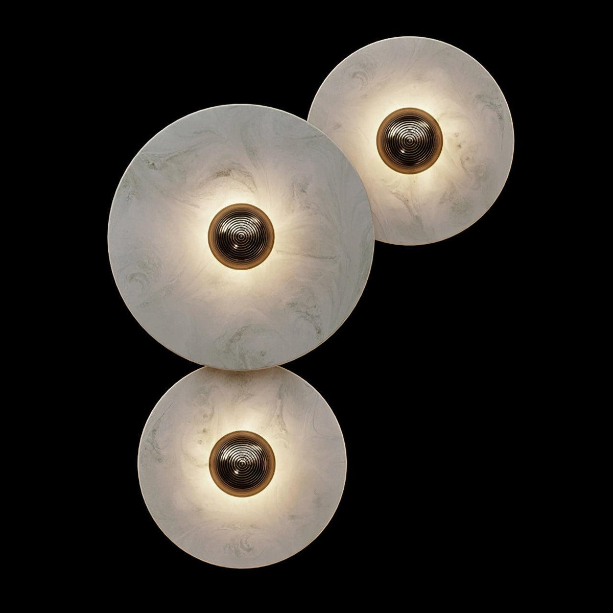 Decorative Round LED Flush Mount Wall Light Fixture