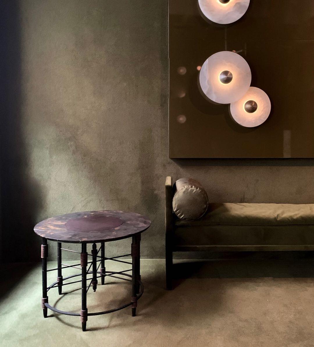 Decorative Round LED Flush Mount Wall Light Fixture
