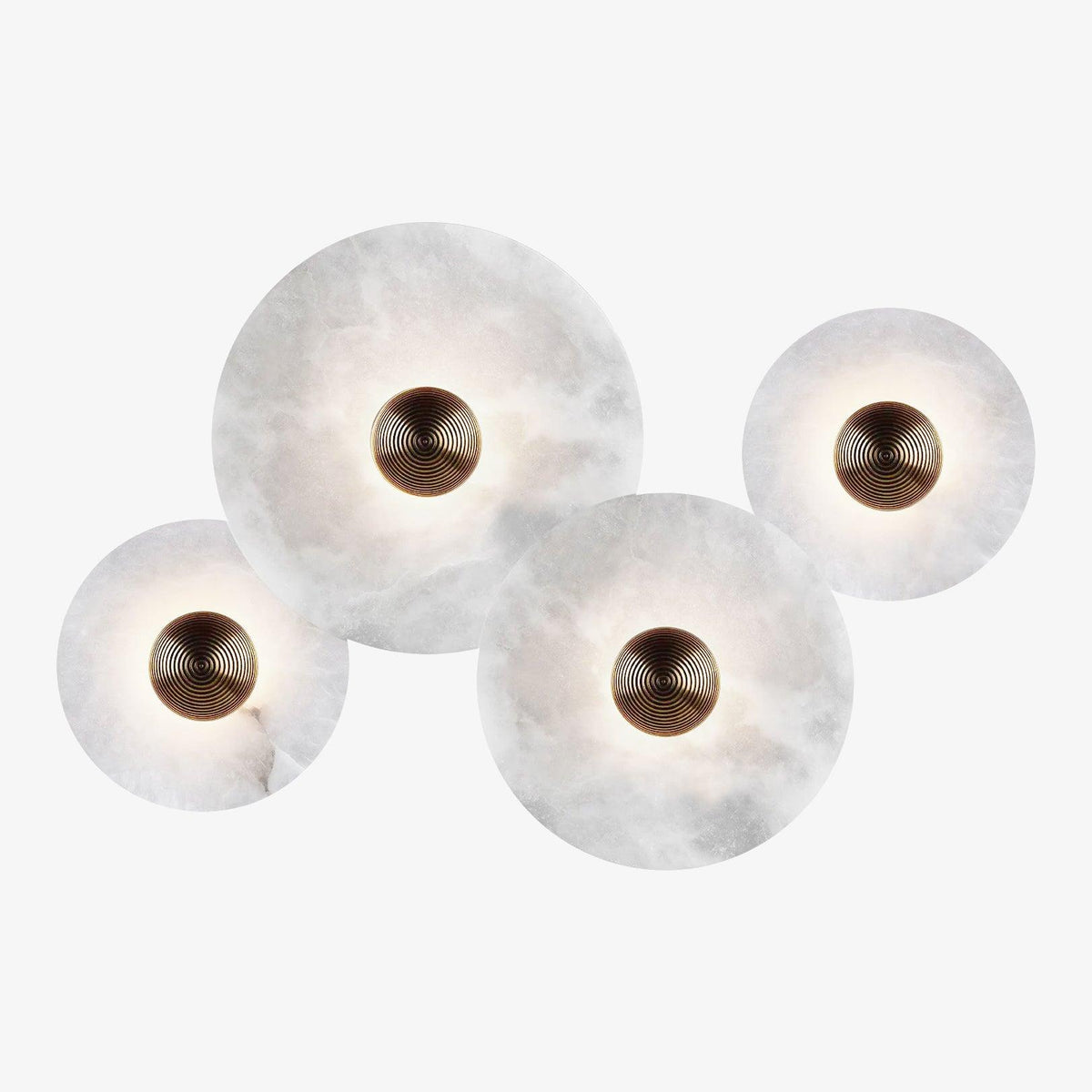 Decorative Round LED Flush Mount Wall Light Fixture