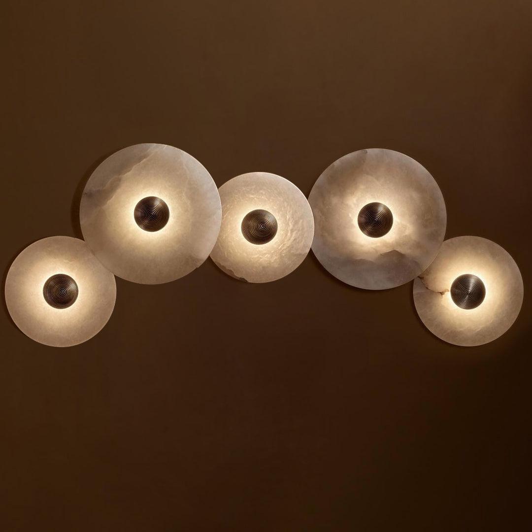 Decorative Round LED Flush Mount Wall Light Fixture
