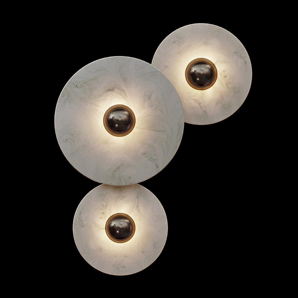 Decorative Round LED Flush Mount Wall Light Fixture
