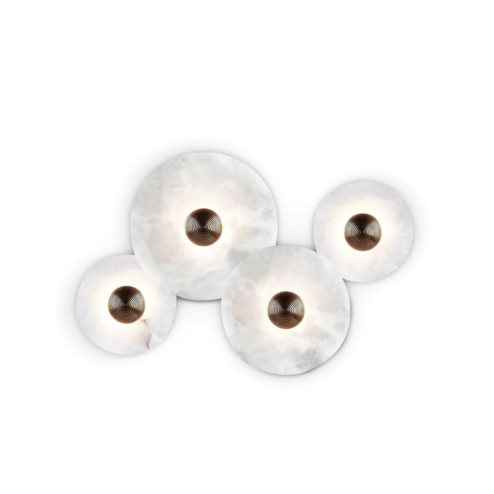 Decorative Round LED Flush Mount Wall Light Fixture