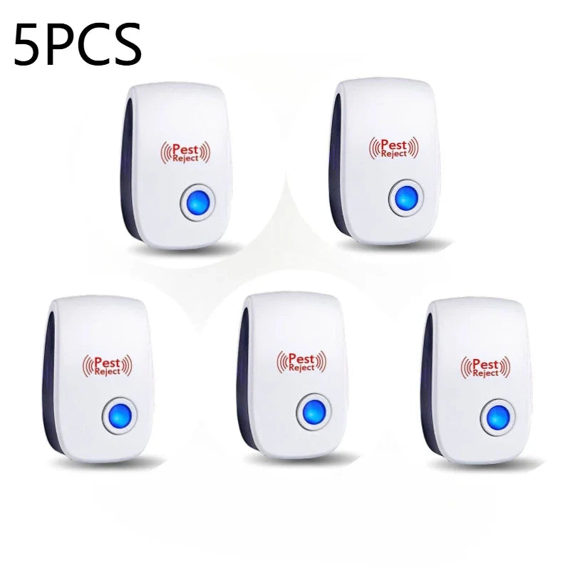 Indoor Ultrasonic Insect and Rodent Repeller Plug-In Device