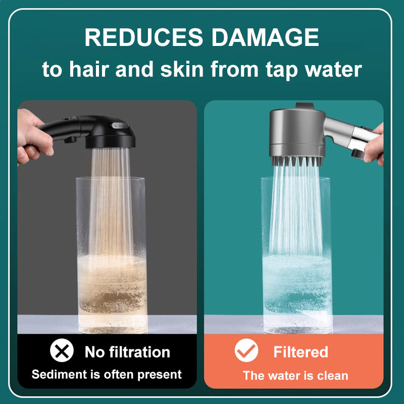 Spa‑Style Shower Head with Pressure Boost