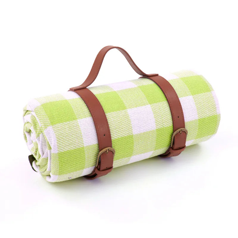 Outdoor Picnic Blanket Portable Plaid Foldable Mat for Travel & Parks