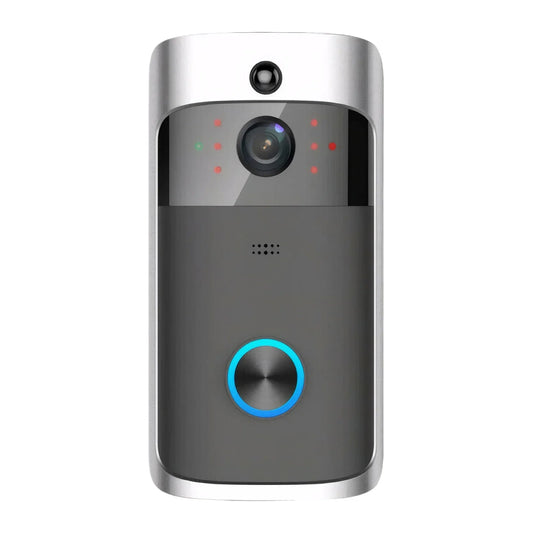 Wireless Battery Video Doorbell with Camera | Smart WiFi Doorbell with Two-Way Audio, Motion Detection, Person & Package Alerts | Easy Install
