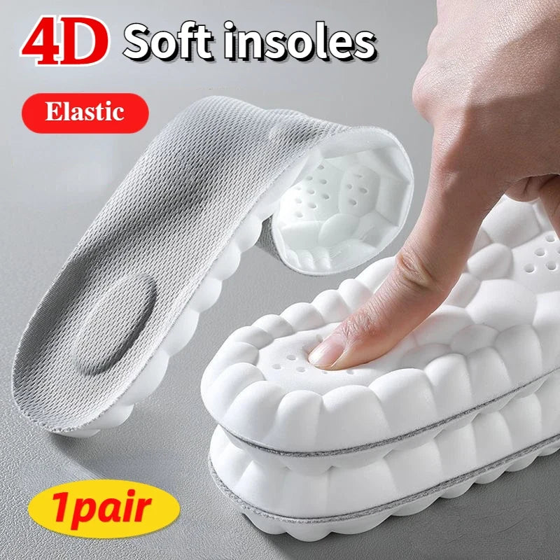 Cushioned Shoe Insoles with Arch Support for Men & Women