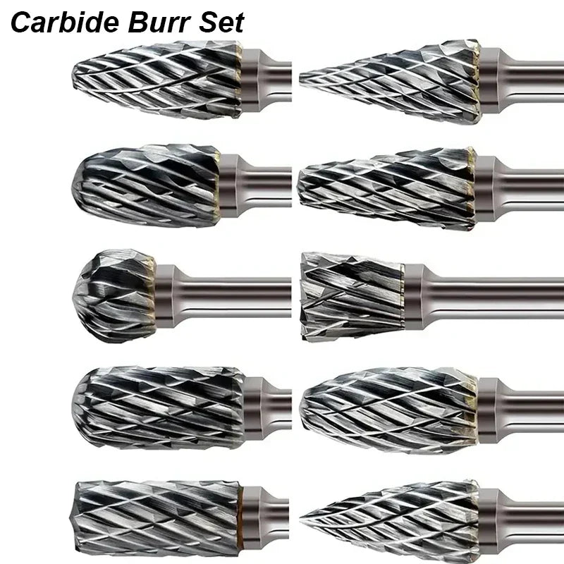 Tungsten Carbide Burr Set