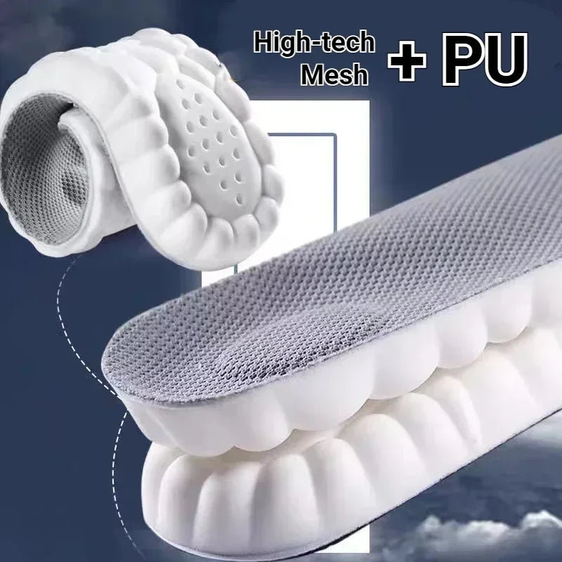 Cushioned Shoe Insoles with Arch Support for Men & Women