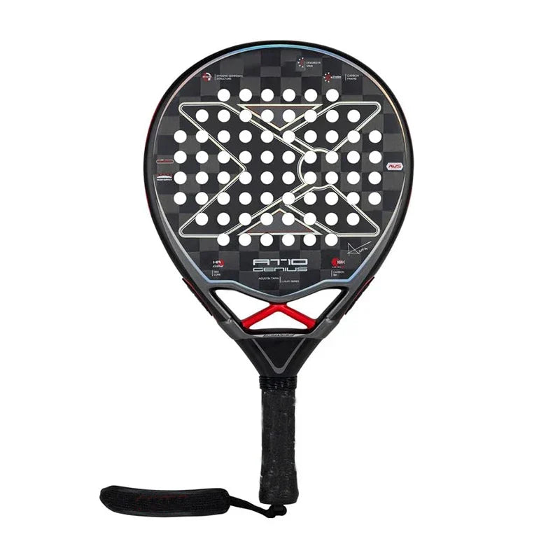 Carbon Fibre Padel Racket – Lightweight Paddle Tennis Racquet with EVA Memory Foam Core for Power & Precision